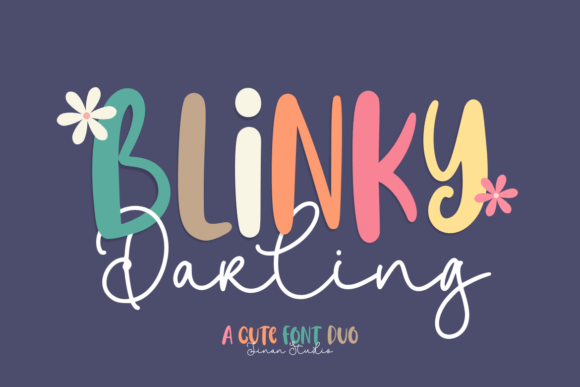 Blinky Darling Duo: A Romantic Font Pair for Every Design Project