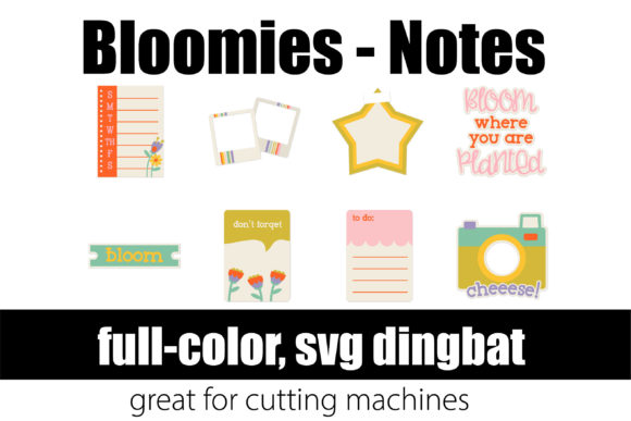 Bloomies Notes: A Font That Speaks in Color
