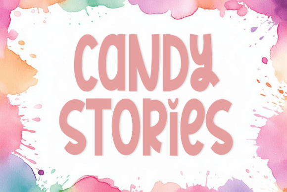 Candy Stories Font: A Unique Autumnal Typographic Experience