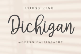 Discover the Elegance of Dichigan: A Handwritten Font That Transcends Trends
