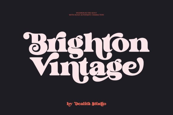 Discover the Timeless Appeal of Brighton Vintage Font