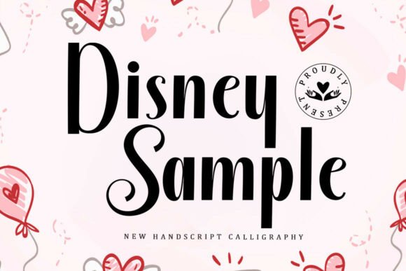 Disney Sample: A Versatile Script Font for Creative Design