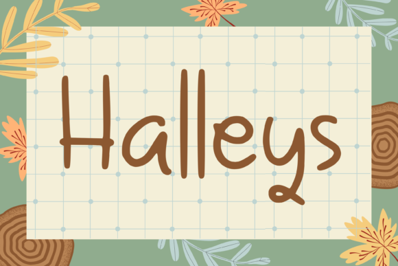 Exploring the Beauty and Versatility of Halleys: A Handwritten Font for Creative Expression