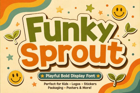 Funky Sprout: A Retro Revival in Typography
