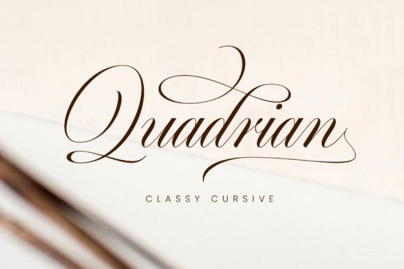Introducing Quadrian: The Elegance of Modern Calligraphy