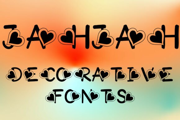 Jahjah: A Heartfelt Font for Expressing Love and Creativity