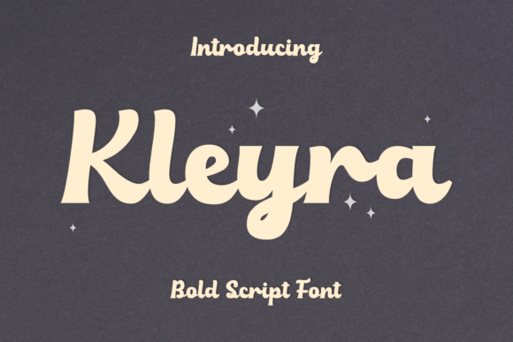 Kleyra: A Bold and Beautiful Script Font for Creative Expression