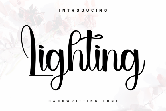 Lighting: A Handwritten Font for Warm and Cozy Design