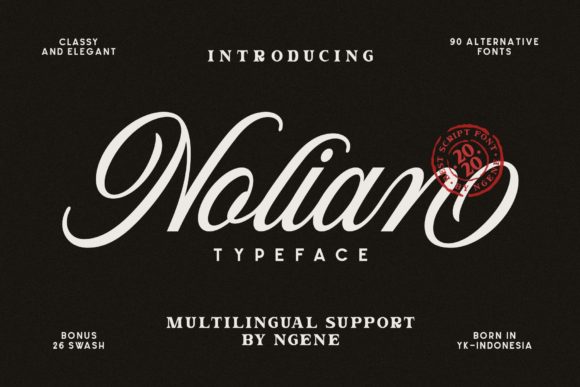 Nolian Script Font: A Timeless Elegance for Modern Design