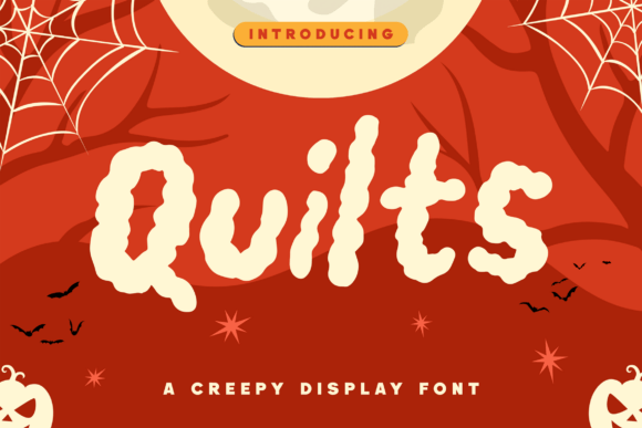 Quilts: A Spooky Typographic Statement