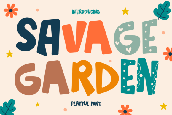 Savage Garden: A Playful Font for Creative Projects
