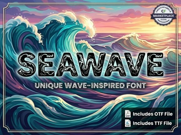 Seawave: A Bold Statement in Typography
